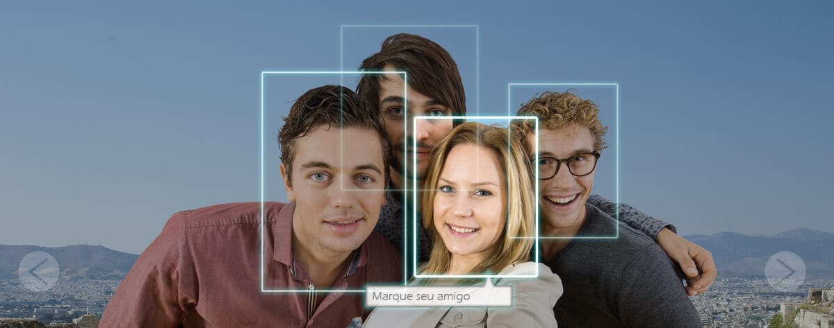 Biometria facial em celulares, computadores, câmeras