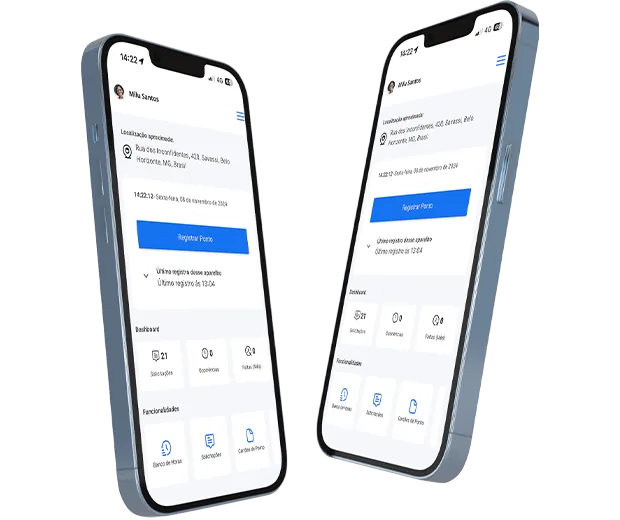Batida de ponto com geolocalização