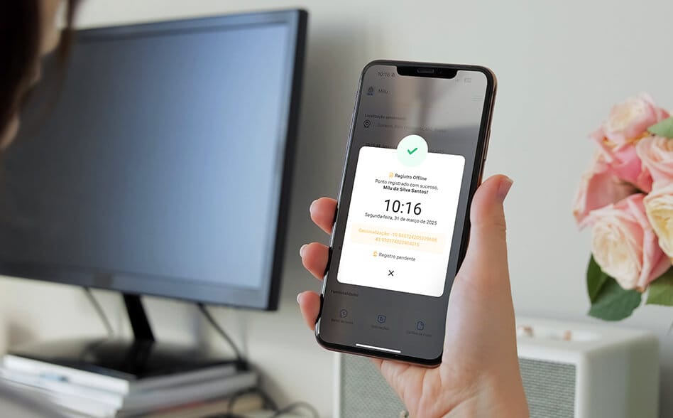 Como funcionao ponto offline com sincronização automática