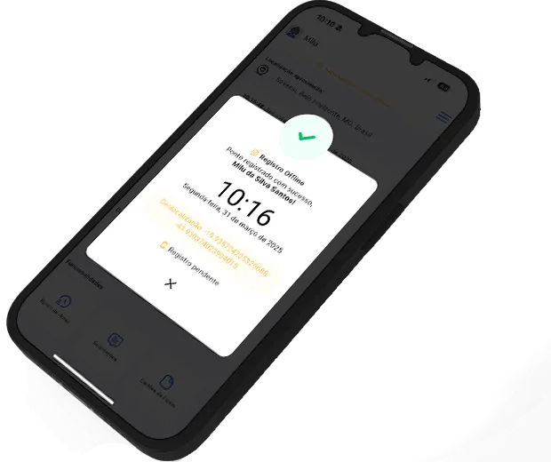 Registro de Ponto offline com sincronização automática