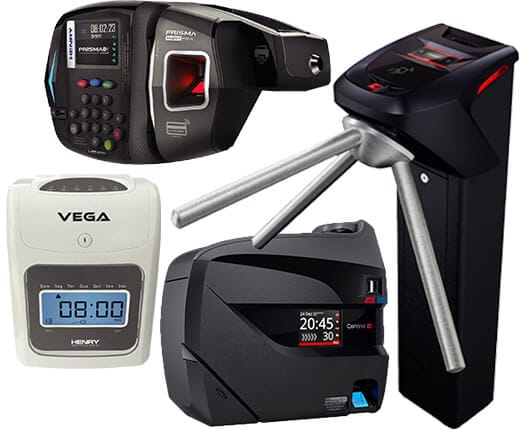 Tudo para Controle de Ponto, Relógios de Ponto e Controle de Acesso