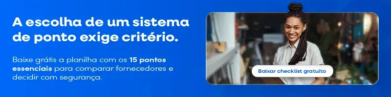 Banner - Checklist escolha do sistema de ponto
